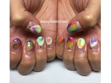 サニーサイドアップ ネイル(Sunny SideUp nail)/シースルーカラーアート
