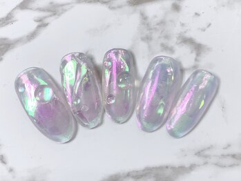 ラリュールネイル(L'Allure nail)/うるうるネイル¥9200(Luxury)