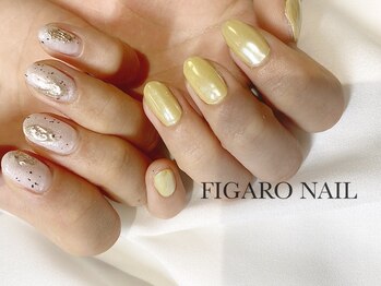 イヴ アイラッシュアンドネイル(Eve eyelash&nail)/yellow×Dalmatian .