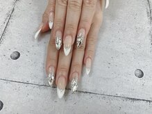 ネイル ビューティーマジック 葛西本店/ゴージャスフレンチネイル