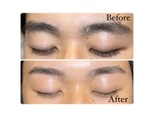 フレグラントオリーブ(fragrant olive)/まゆ毛Wax Before ／After