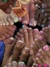 （foot）【ジェル・やり放題】持ち込み◎シンプルデザイン・サンプルもあり♪