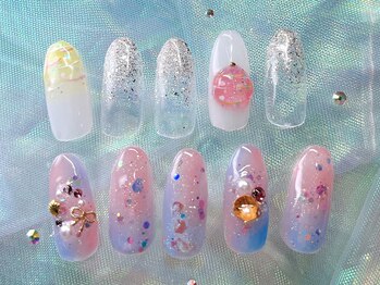 ネイルサロン インプレス(Impress)の写真/【自爪を傷つけない＊フィルイン導入】季節感あふれる上品デザイン豊富♪オフィスネイルにも◎