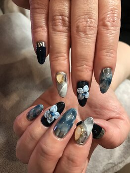 ロータス Lotus/ミラーや大理石風ネイル