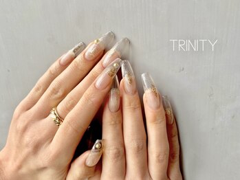 トリニティー(TRINITY)の写真/NEW!!◇長さ出し10本＋60分シンプルDesign◇短時間で綺麗なお手元をご提供します♪