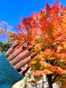 ボルドーワンカラー+パーツ♪