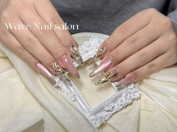 ウェーブネイルサロン'('Wave Nail salon)/持ち込みデザイン/フィルイン