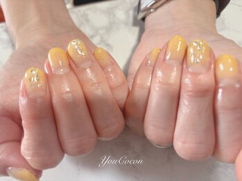 ネイルサロン ユーココン(YouCocon)/イエローグラデーション♪