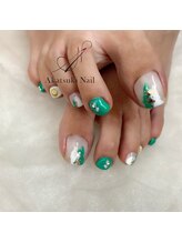 アカツキネイル(Akatsuki Nail)/ニュアンス　グリーン