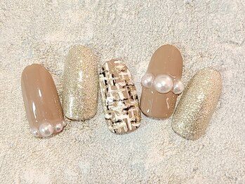 人気 ツイードネイル Pg 愛ネイル 新宿店のフォトギャラリー ホットペッパービューティー