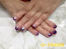 パープルグラデ☆