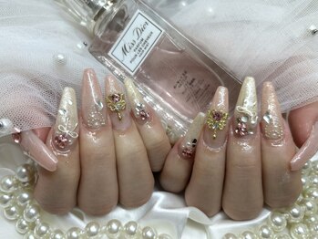 アンジュ(Ange)/【Miyu】キラキラグラデネイル