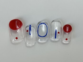 ネイルメゾン 天神店(NAIL MAISON)/メンズ個性派クリア¥5550