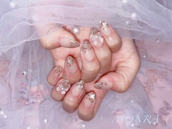 エム 新大久保店(M)/キラキラハート豹柄