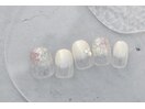 4600円　シェル　梅雨ネイル