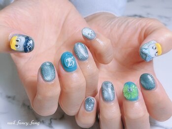 ネイル ファンシーファング(nail_fancy_fang)/3Dネイル×モチーフネイル
