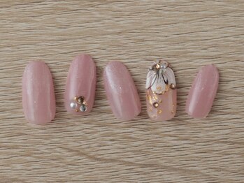 ネイルサロンアンドスクール ミュー(Nail Salon & school mieux)/フラワーネイル