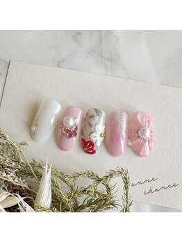 メロウ/成人式ネイル/振袖/和柄