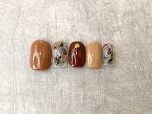 カラネイル 南森町店(calla nail)/インクアート×ニュアンス