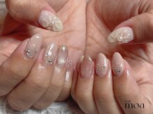 モア(moa)/ぷっくりフラワー　ナチュラル