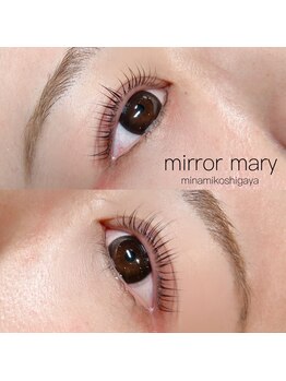 ミラーマリー(mirror mary)の写真/洗練されたお目元を実現♪次回予約で1回目と同じ価格でご案内♪アイパックやアイシャンプー等の特典付き◎