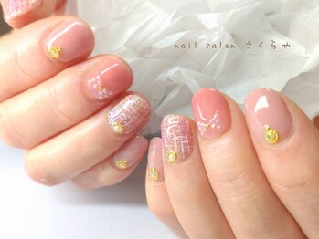 パールリボンアート乙女デザイン