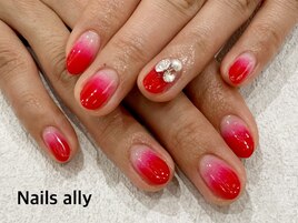 グラデーション×ストーン