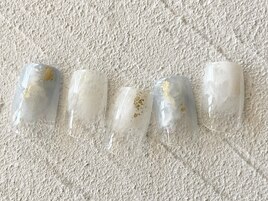 ブルー×ホワイトニュアンス
