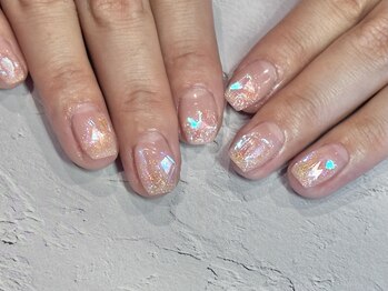 クリアストーンネイル