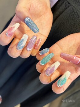ネイル ドゥ 岡山駅前店(Nail Doux)/マーメイドネイル