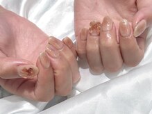 ネイルサロン アビー 新宿東口店(abbie)/秋カラーチークネイル ¥10,890