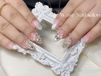 ウェーブネイルサロン'('Wave Nail salon)/持ち込みデザイン/フィルイン