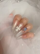 ピンキーネイル(Pinky nail)/アクリル長さだし＋マグネット