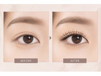 アース コアフュールボーテ 東松山店(EARTH coiffure beaute)の写真/【最高級素材使用】厳選素材ｘ高技術で自然な仕上がりが大人気♪ボリュームのあるパッチリな目に★