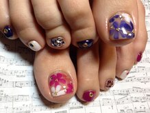 ラウト デコレーションアンドネイルサロン(Lauto Decoration&Nail Salon)/フラワーフットネイル