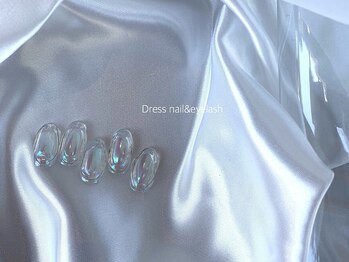 ドレス(Dress nail＆eyelash Lolonois)/クリアオーロラワイヤー