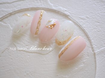 ネイルサロン ブランシュール(Nail Salon Blancheur)/シアーなニュアンスジュエリー