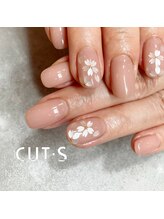 カッツ エステティックサロン 元町(CUT S)/桜ホロネイル