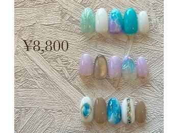 フラワーネイル 古河店(Fleur nail)/定額アートデザイン☆¥8,800