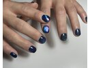 ブルーネイル/メンズネイル