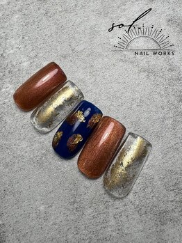 ソルネイルワークス(sol. nail works)/アートデザインM