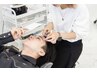 目力UP★メンズまつげパーマ+メンズ眉毛WAX脱毛+眉カット+毛抜き+眉デザイン