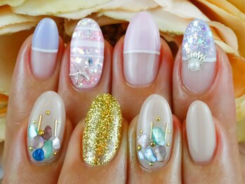 ネイルアンドアイラッシュ テラ 明石店(nail&eyelash Terra)/オフ+ケア付☆定額コース