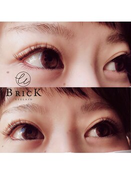 ブリック アイラッシュ(BRICK eyelash)/フラット／ボリュームmix