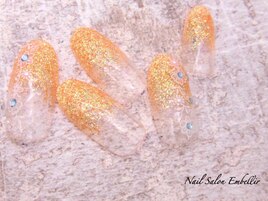 (1434)花柄レースグラデ