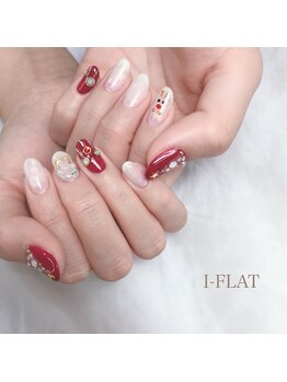 クリスマスネイル