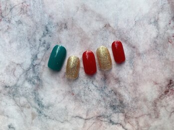 ミーム(meme)/クリスマスネイル