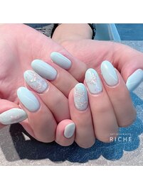 夏！バタフライネイル