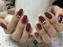 花梨(カリン)/フラッシュネイル