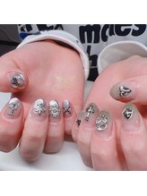 ヘブン ネイル 鶯谷(HEAVEN Nail)/メタルチャームネイル